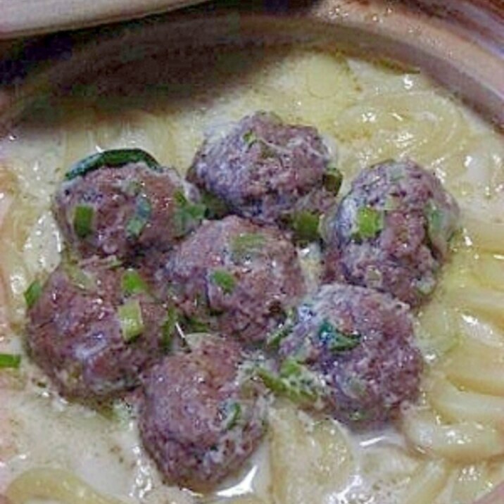 あったまる ミンチボールの牛乳鍋焼きうどん レシピ 作り方 By 一点集中力 楽天レシピ あったまる ミンチボールの牛乳鍋焼きうどん レシピ 作り方 By 一点集中力 楽天レシピ